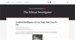 Desktop Screenshot of ethicalinvestigator.com