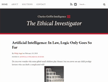 Tablet Screenshot of ethicalinvestigator.com